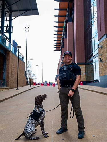 K-9 And Dog Handler