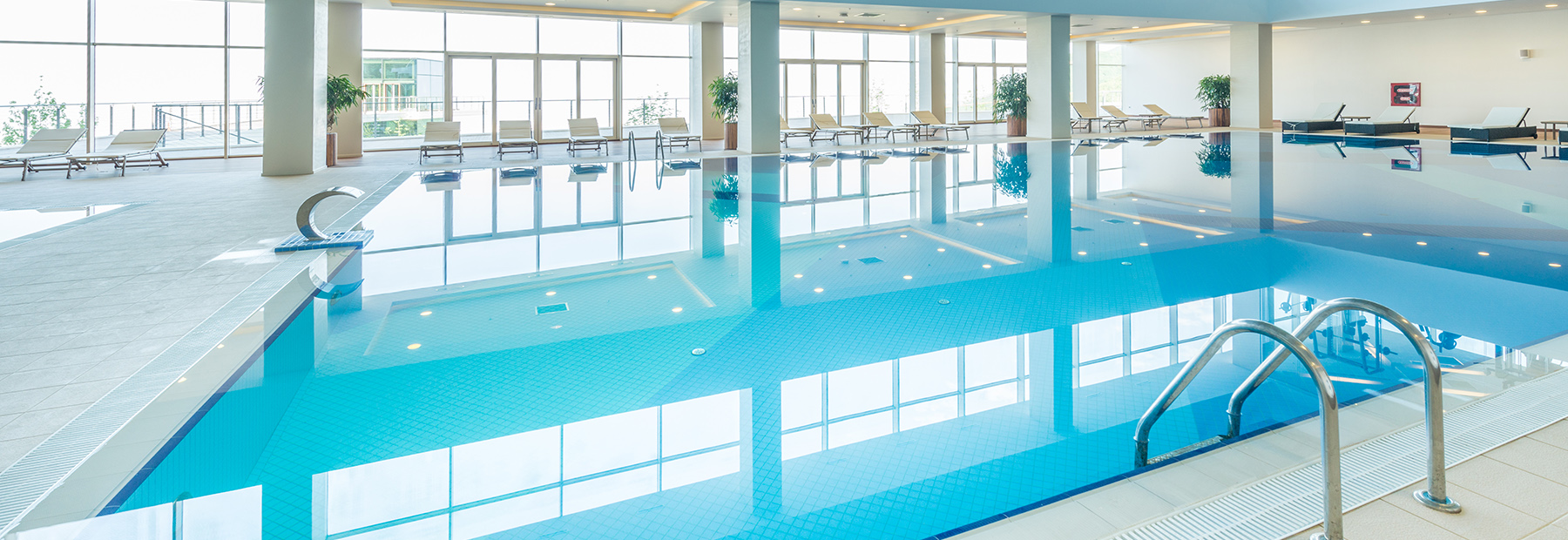 Indoor swimming pool.