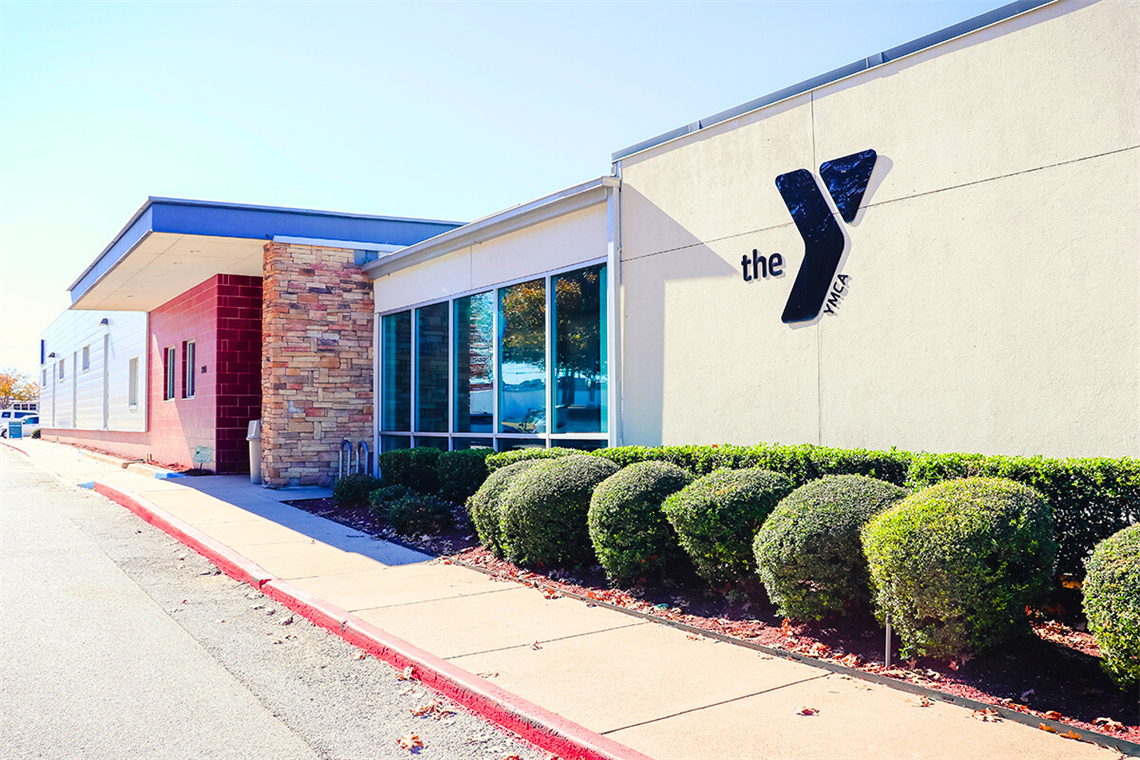 Exterior view of a YMCA building