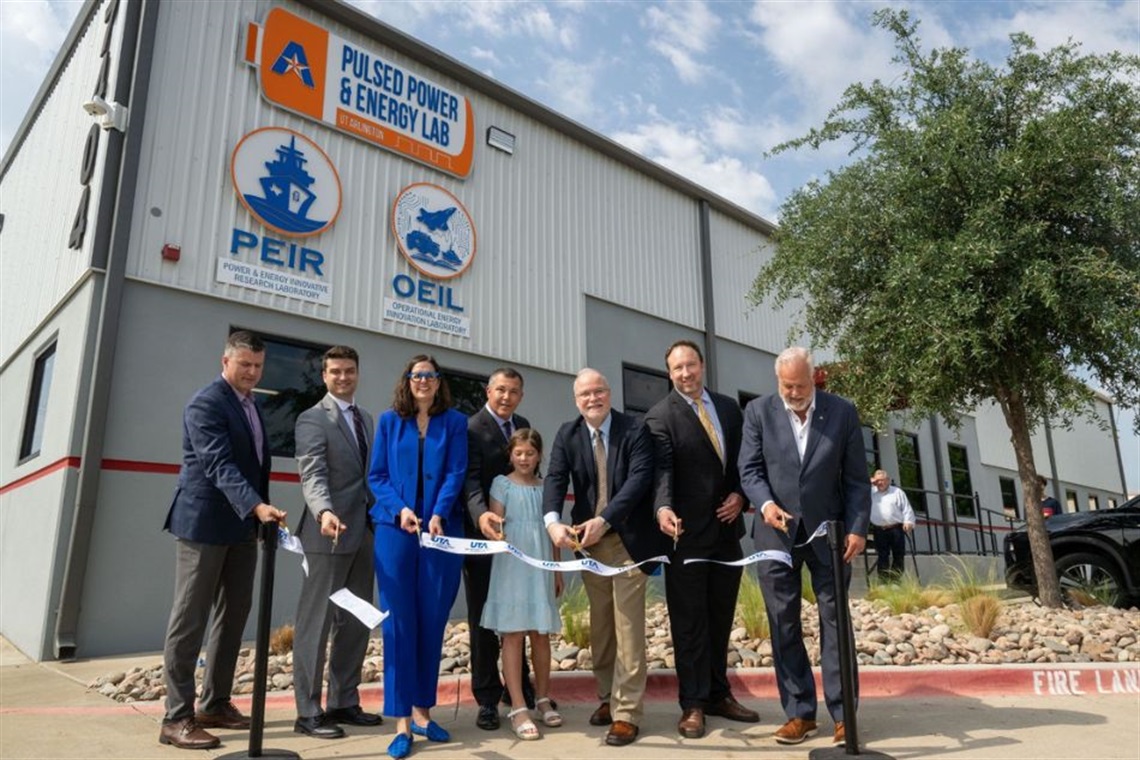 UTA officials and Mayor Jim Ross at UTA PEIR Lab ribbon-cutting in April 2026.