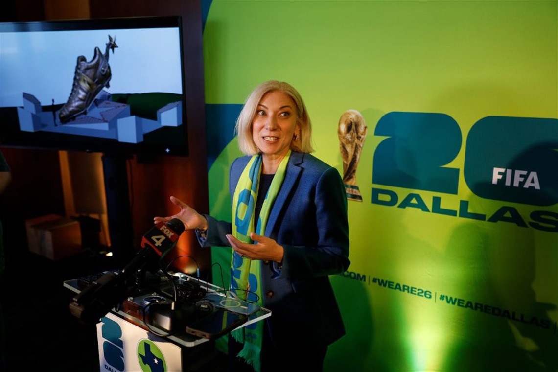 Jaime Cabrera, Director of Donor Relations of the North Texas FWC Organizing Committee