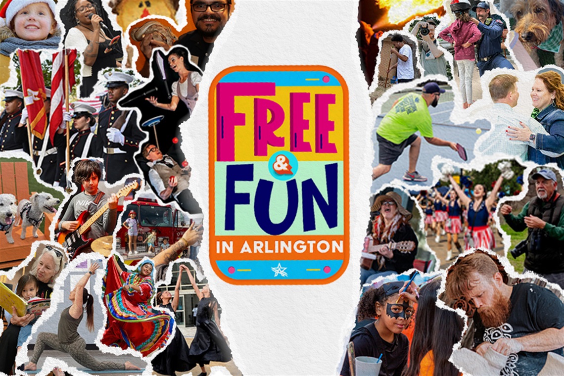 Free and Fun in Arlington logo