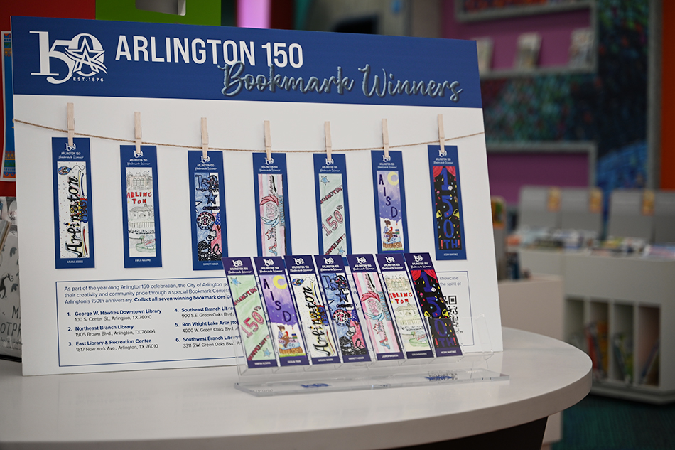 Lee 130周年 ANNIVERSARY BOOK MARK OVERALL Student-Created Arlington150 Bookmarks Arrive June 2, 2026 | City