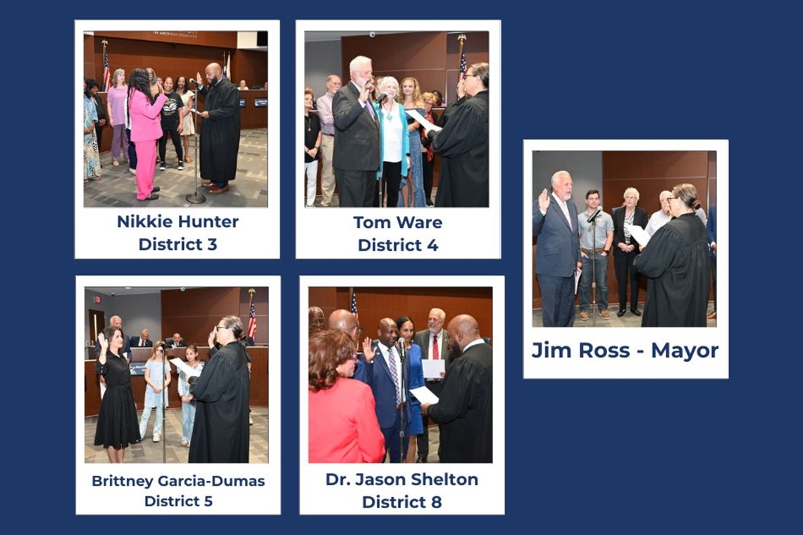 Mayor and City Council Members Swearing In photos from 2026
