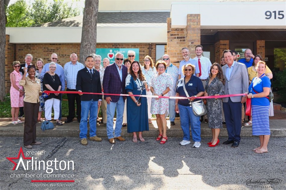 Arlington Urban Ministries ribbon-cutting ceremony on May 14, 2026