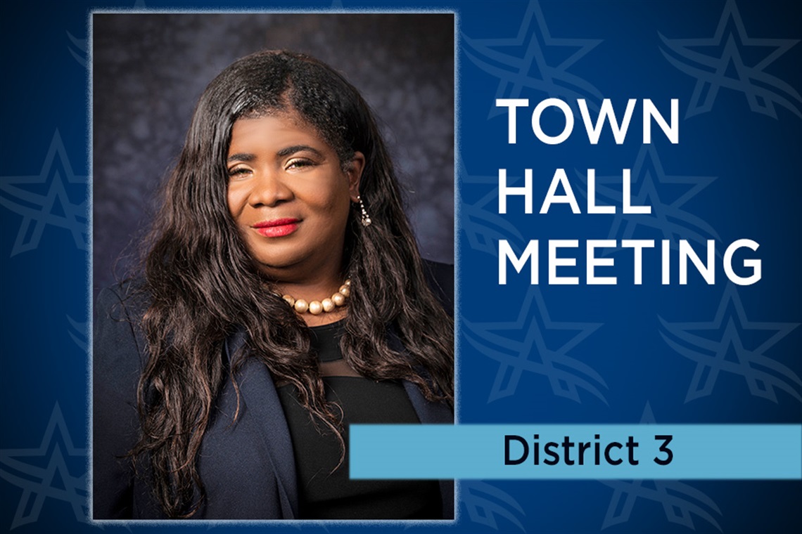 A photo of Councilmember Nikki Hunter with the text 