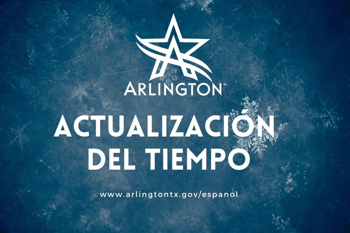 Weather Update in Spanish graphic