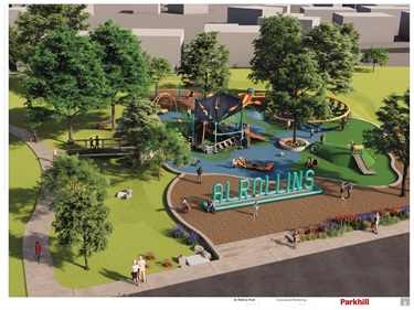 Al Rollins Park conceptual rendering