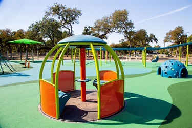 Playground feature at Meadowbrook Park