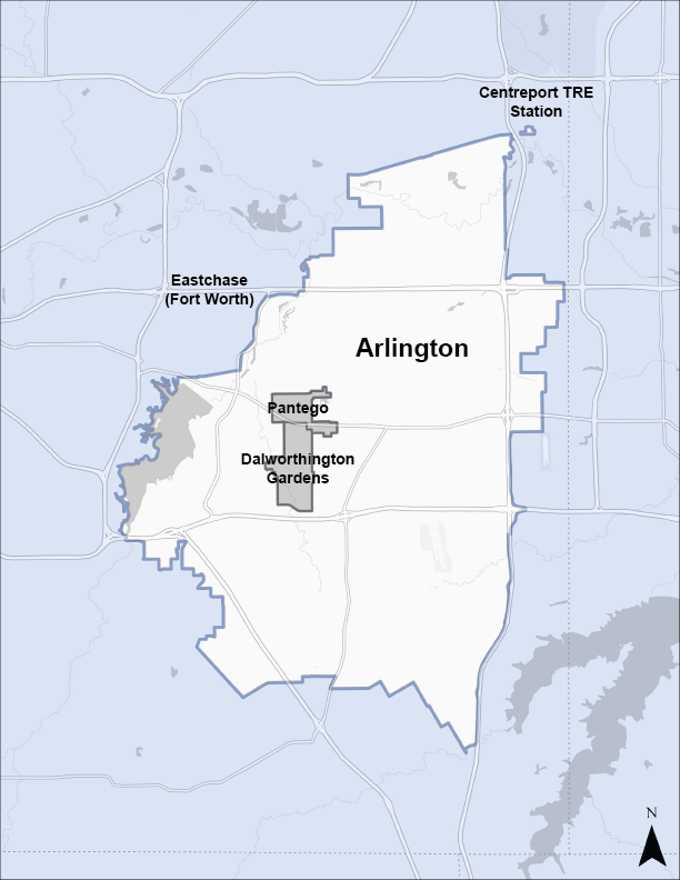 On Demand Service Area Map