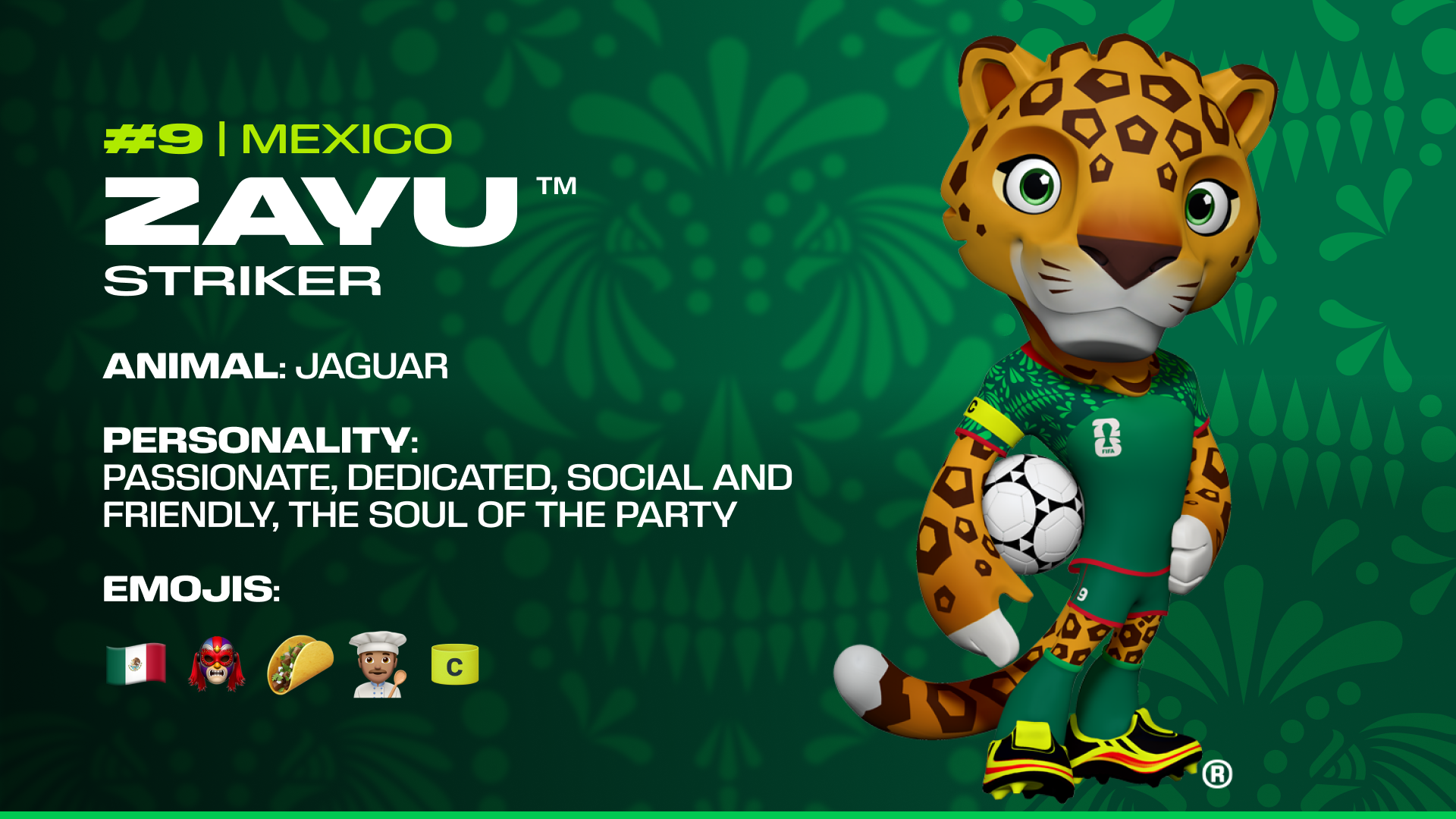 Description of the Mascot Zayu Mexico