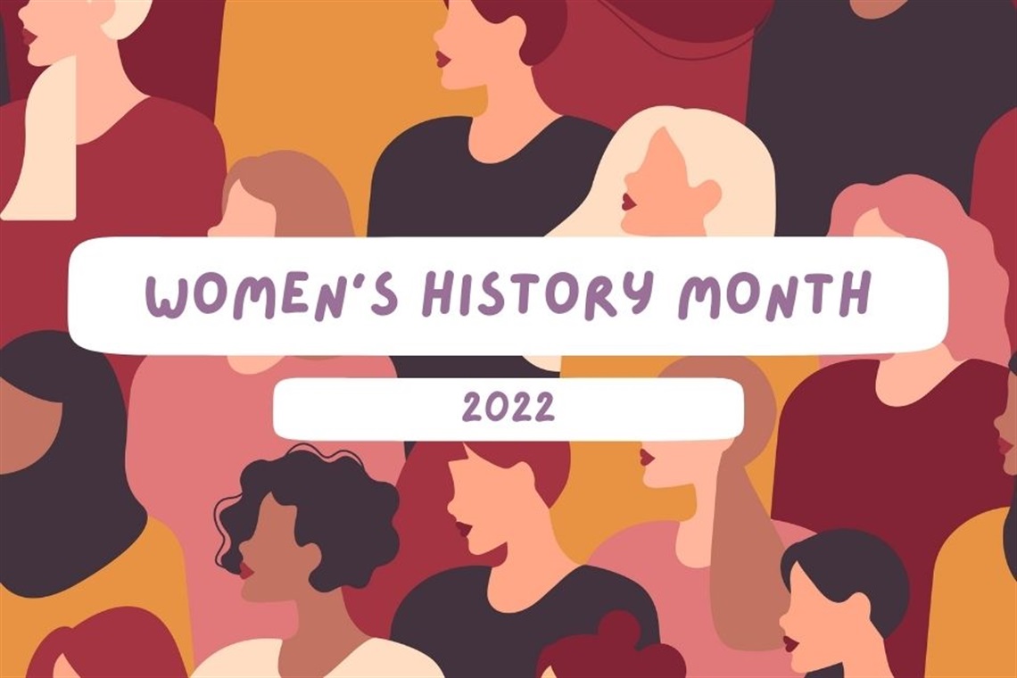 Women's History Month 2022 graphic