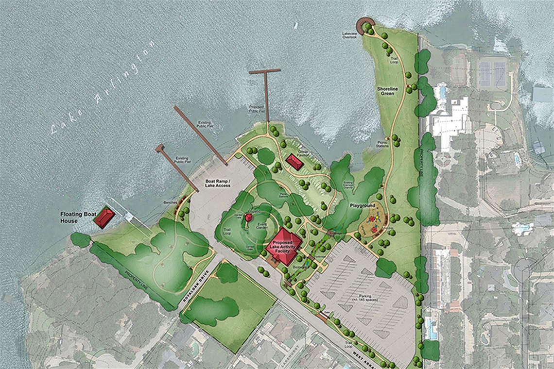 Richard Simpson Park Phase II Development Map