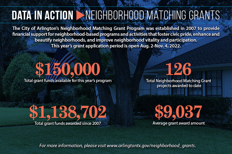 Neighborhood Matching Grants Data in Action Graphic