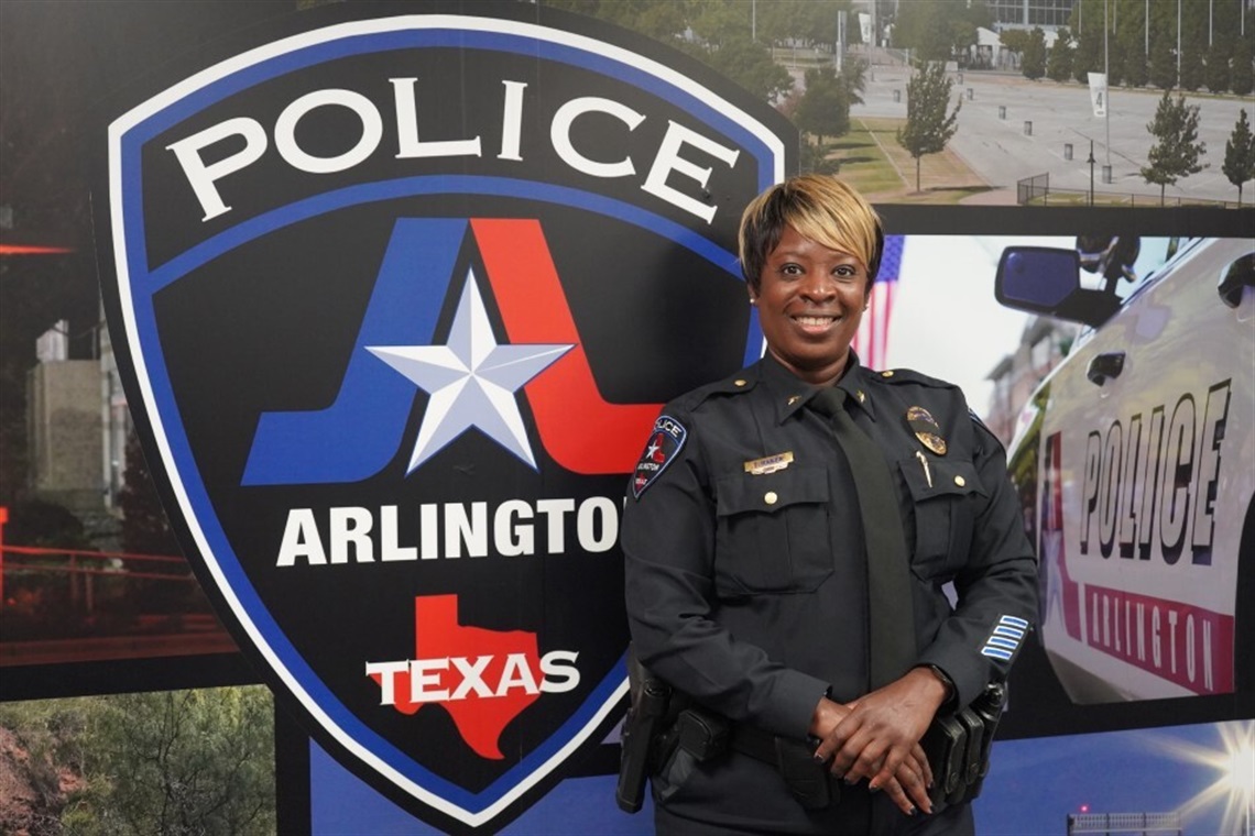Lt. Baker poses for photo 
