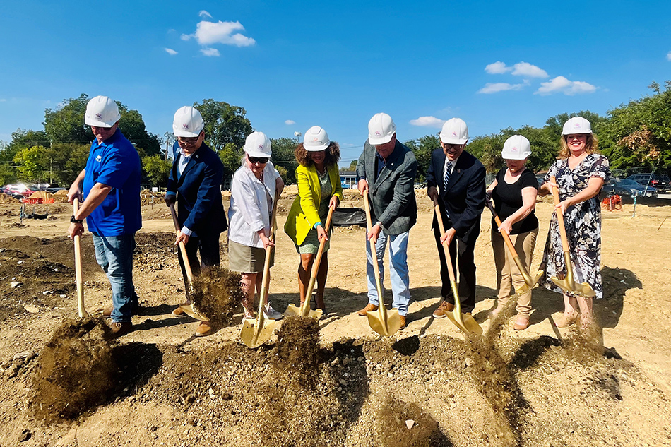 Wynn Terrace Cottages groundbreaking