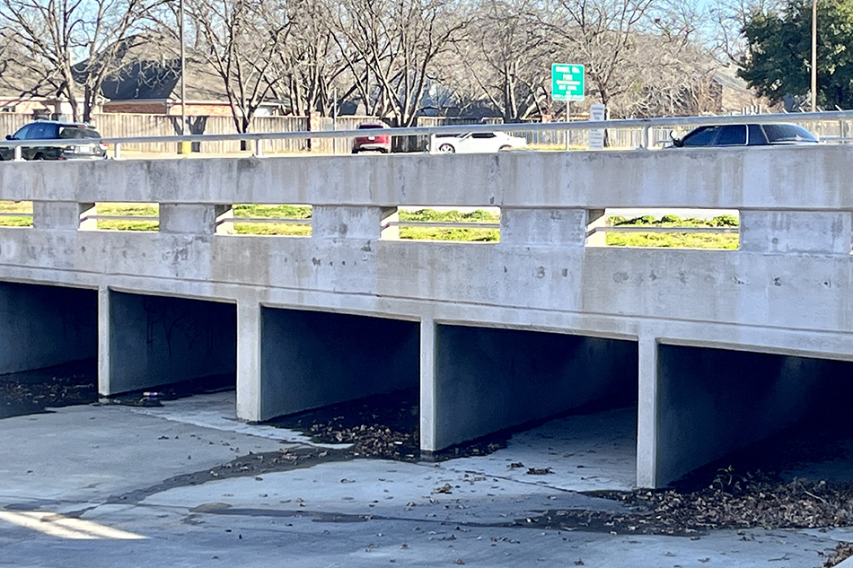 Drainage improvements along Randol Mill Road near Randol Mill Park in Arlington.