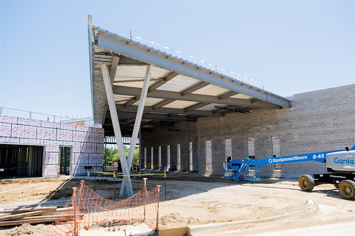 photo of Activ facility under construction