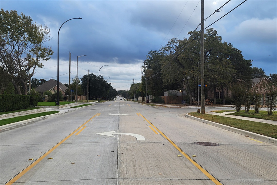 Image of Harris Road rebuild in South Arlington