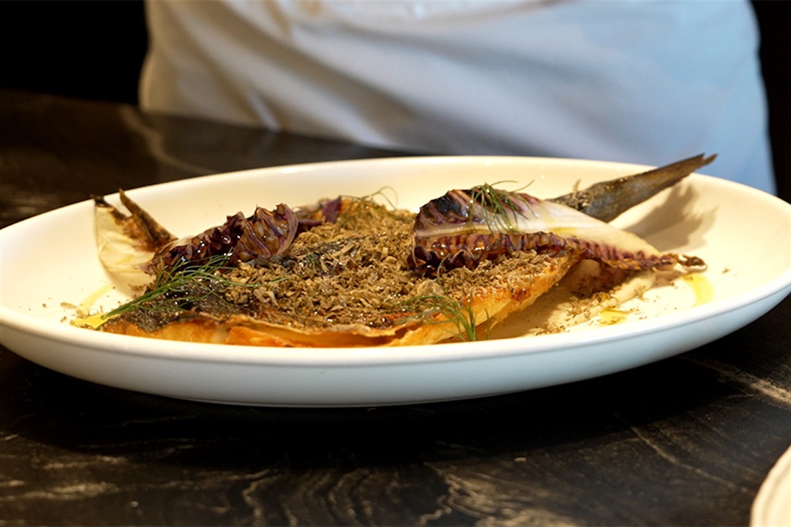Herb Crusted Osso Buco on a dish
