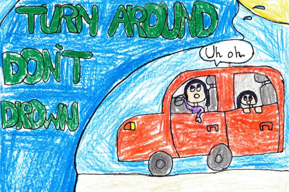 Turn Around Don't Drown Art Contest Turn Around Don't Drown Art Contest