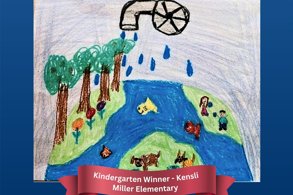 Water poster created by Kensli from Miller Elementary.